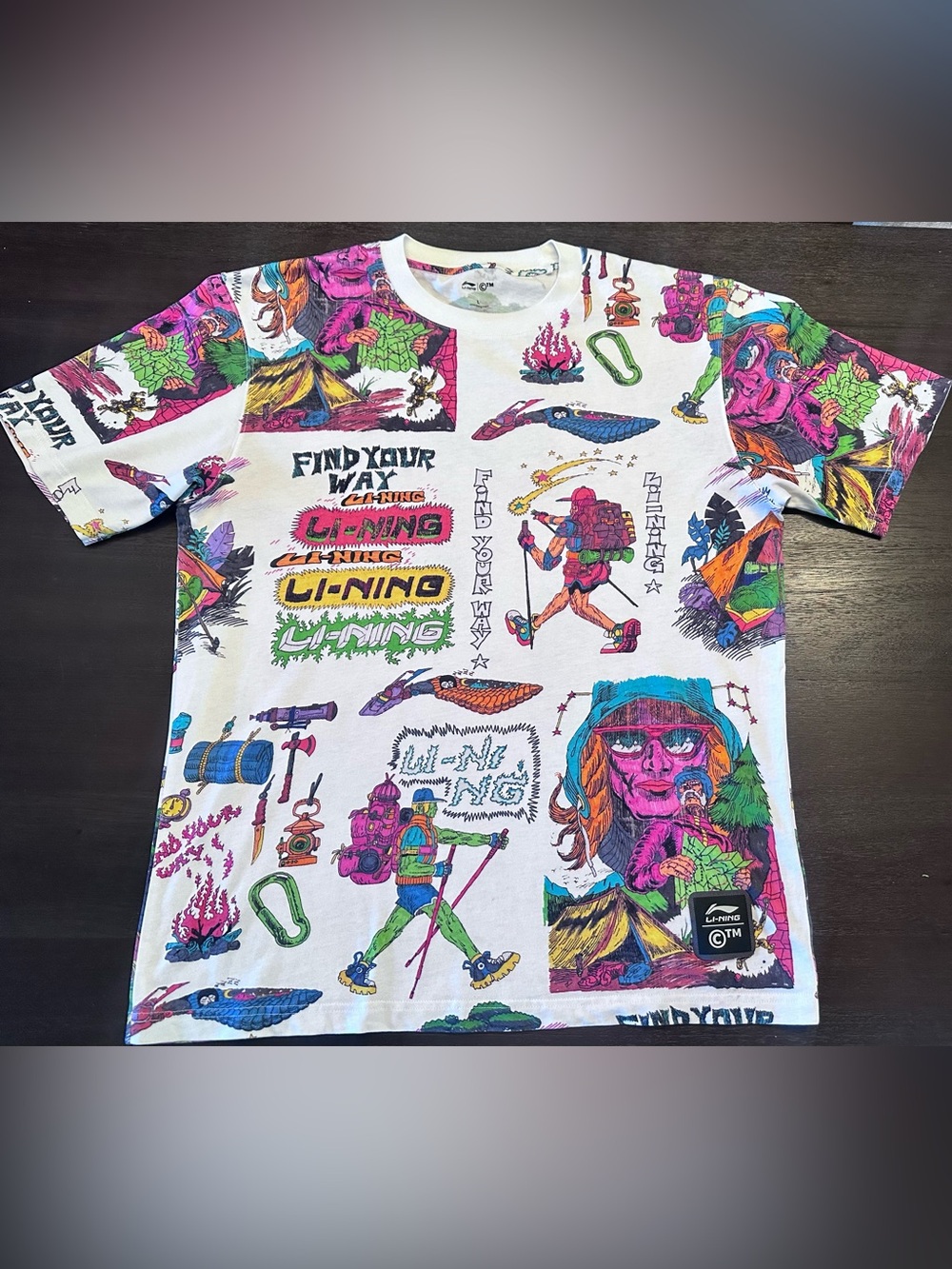 Kids' White Graphic Adventure Tee - Multicolor